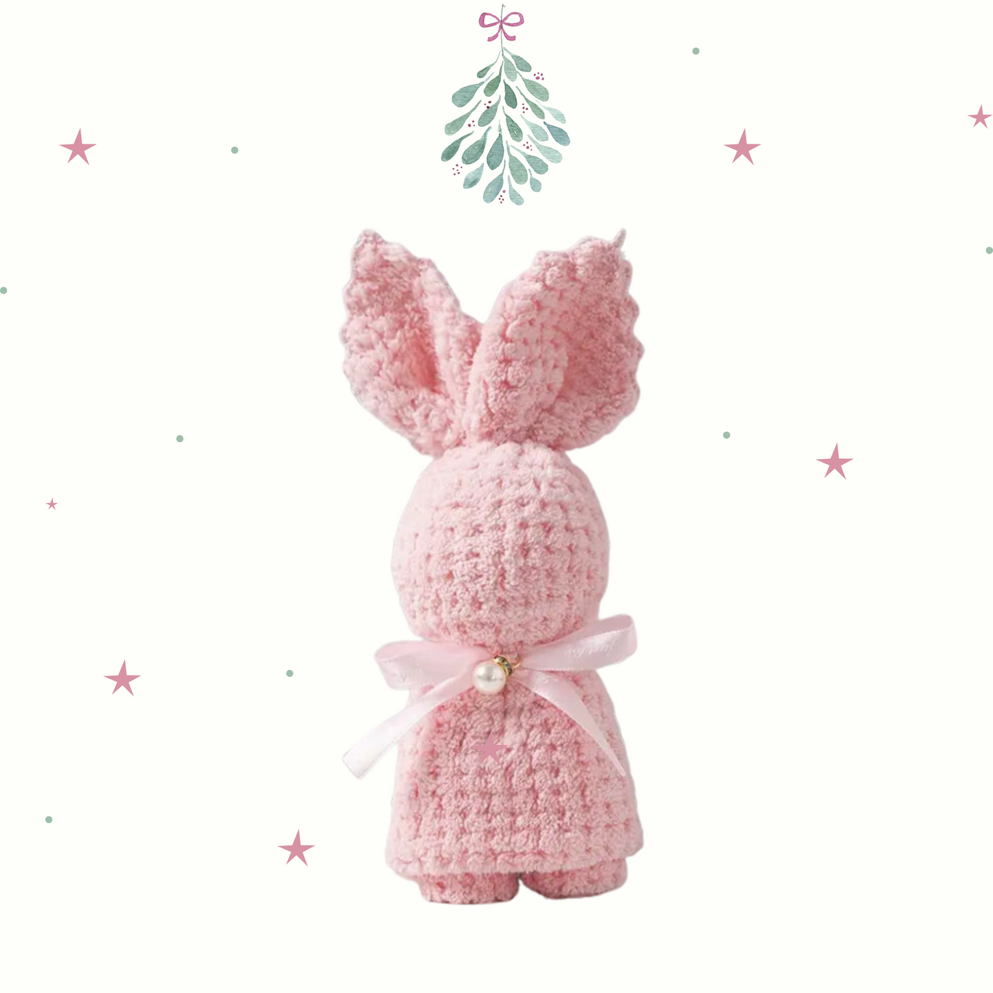 Pink Rabbit Towel